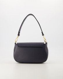 Leren handtasje / crossbodytasje, donkerblauw, Marissa