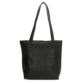 Leren shopper, zwart S - Sodutch #01