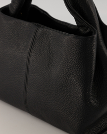 Teatro - Polly - Handtas - Crossbodytas - Classic Grain - Zwart - Goudkleurig