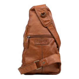 Leren crossbodytas, cognac Harrington Road - Dstrct