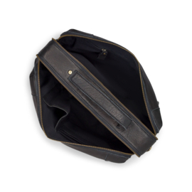 Leren werktas/schooltas, black - Bag2Bag
