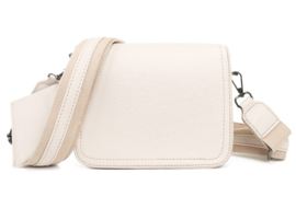 Klein schoudertasje/crossbodytasje, naturel - Toulon
