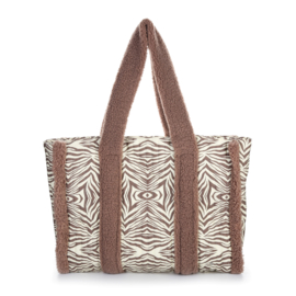 Ruime shopper - teddy - zebra