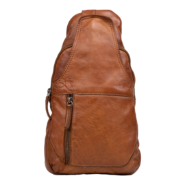 Leren crossbodytas, cognac Harrington Road - Dstrct