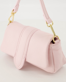Teatro - Baby Puffy Jasmin - Handtas - Crossbodytas - Leer - Roze - Klein - Gouden details - Handgemaakt