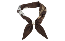 I'm Dutch - Todi - Sjaaltje - Panter brown - Magneetsluiting