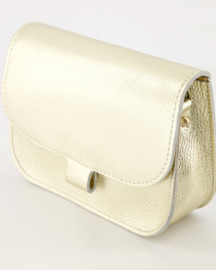Leer - Crossbodytasje  - Goud - Bronskleurig - Flora - Classic Grain