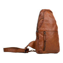 Leren crossbodytas, cognac Harrington Road - Dstrct