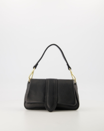Teatro - Baby Puffy Jasmin - Handtas - Crossbodytas - Leer - Black - Klein - Gouden details - Handgemaakt