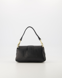 Teatro - Baby Puffy Jasmin - Handtas - Crossbodytas - Leer - Black - Klein - Gouden details - Handgemaakt