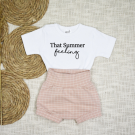 Shirt Little Sunshine | Luierbroekje | Quad Peachy Blush