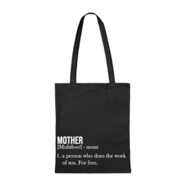 Canvas tas - Mother - Zwart