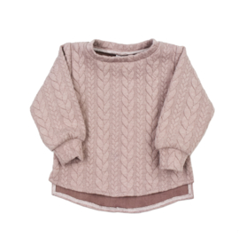 Sweater Split | Cable Misty Rose | 62 | *