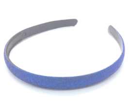 Diadeem met glinsters kobalt blauw