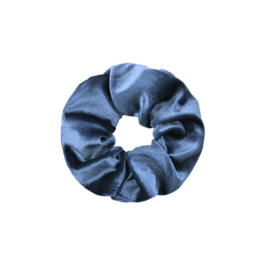 Scrunchies blauw velvet