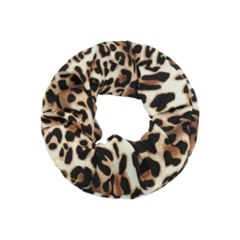 Scrunchies leopard bruin