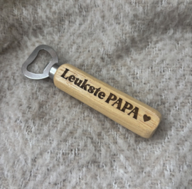 Bieropener | Gegraveerd | Leukste papa
