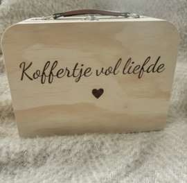 Koffertje vol liefde | hout