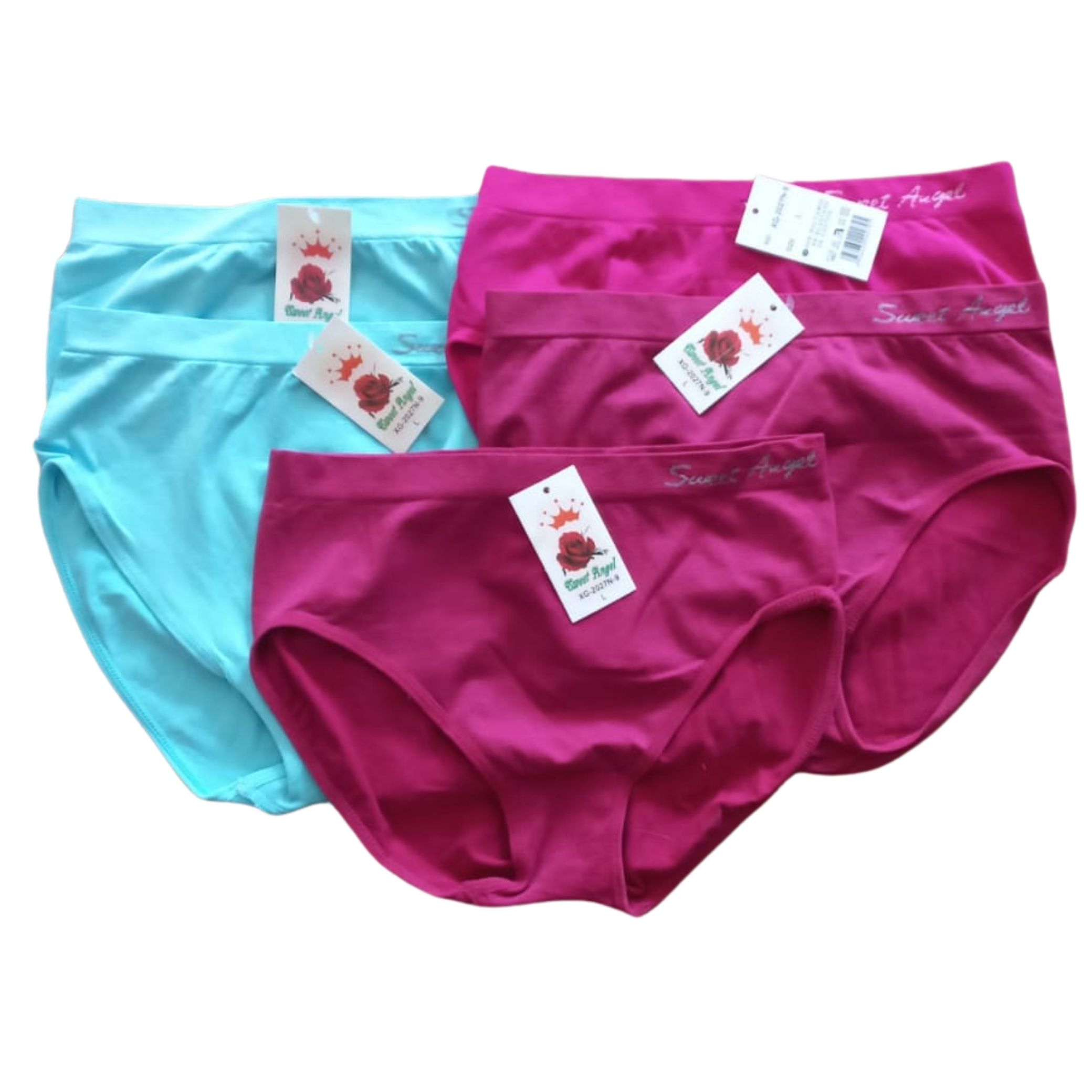 Dames slips hoge taille 5-pak maat L