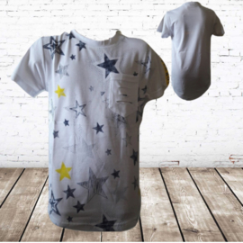 Jongens T-shirt Stars wit