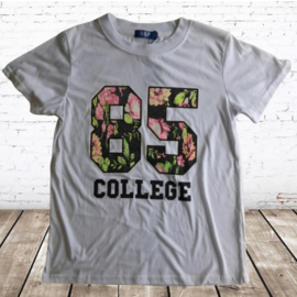 Jongens T-shirt college wit 14