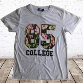 Jongens T-shirt college wit 12