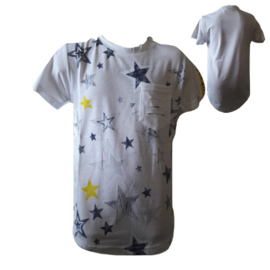 Jongens T-shirt Stars wit