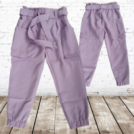 Lila meisjes broek