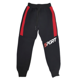 Jongens joggingbroek sport zwart