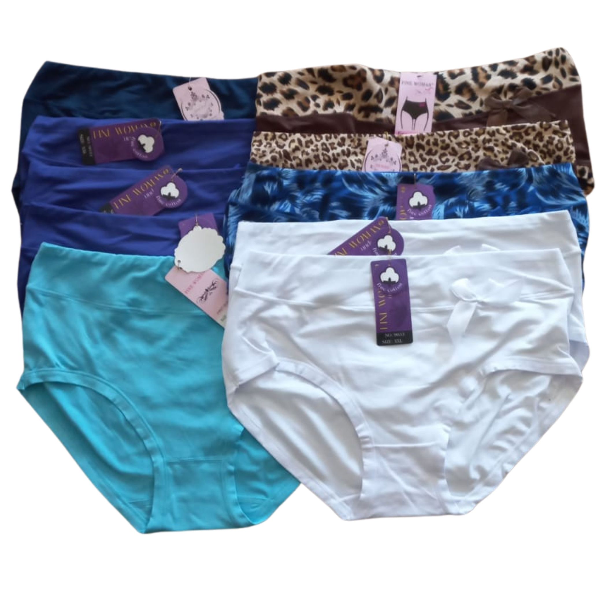 Fine Woman dames onderbroek maat XXL 10-pak XXL-b
