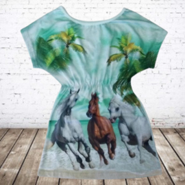 Paarden jurk beach mint