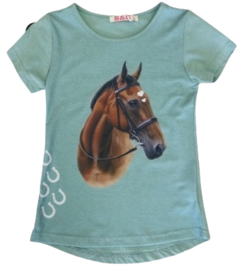 Paarden shirt mint