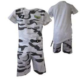 Army set jongen wit 98/104