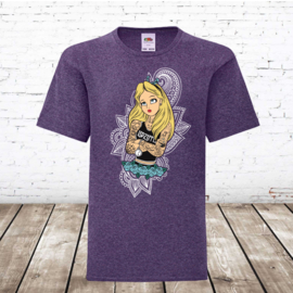 Stoer paars meiden shirt Alice