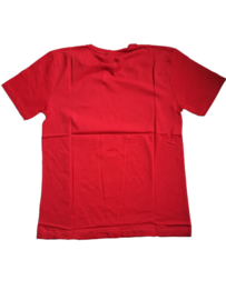 Heren t-shirt Skull rood