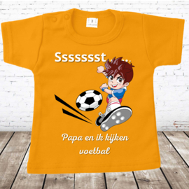 Oranje shirt voetbal