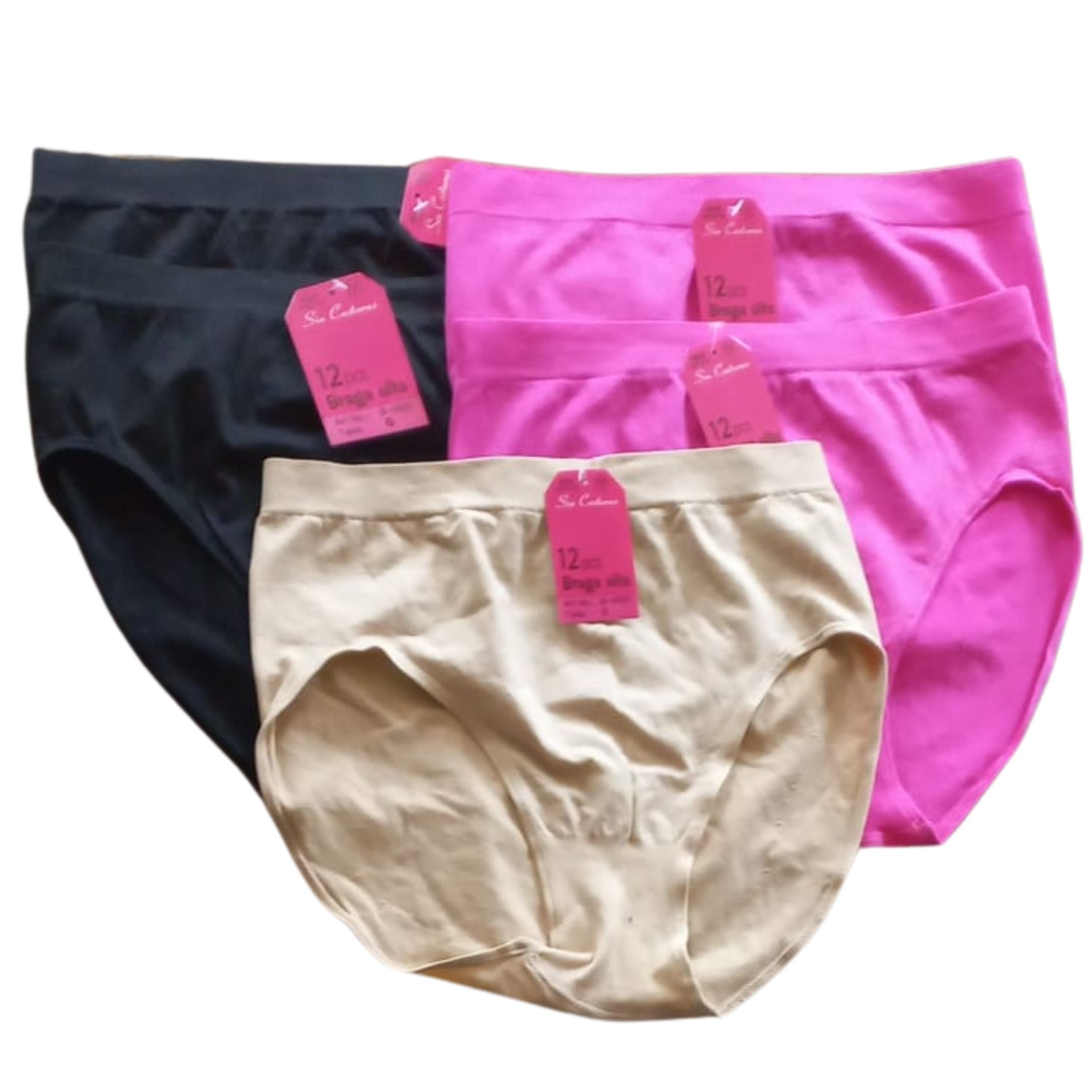 Hoge taille dames slips hoge taille 5-pak maat L