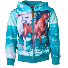 Vest met paarden in zee