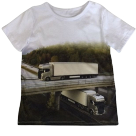 Stoer t-shirt met vrachtwagens LOO3