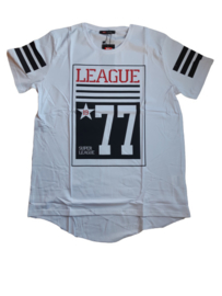 Heren t-shirt League wit