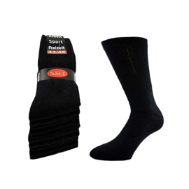 Naft zwarte sport sokken 5-pak