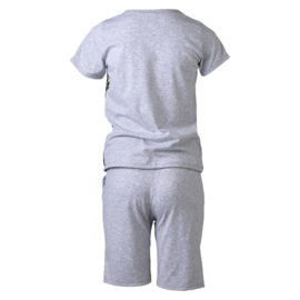 Jongens kleding set trekker grijs 772