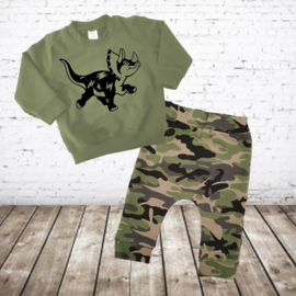 Stoere camouflage set dino