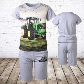 Jongens kleding set trekker grijs 773