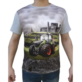 Grijs trekker shirt heren met Fendt