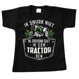 Trekker shirt ik snurk niet baby