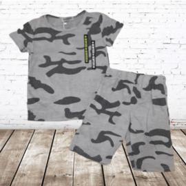 Camouflage set grijs