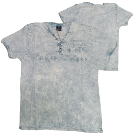 T shirt La spa blauw