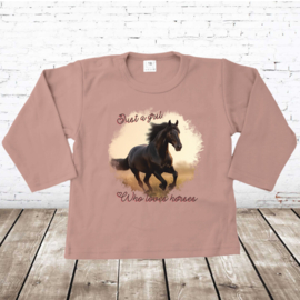 Baby shirt met paard