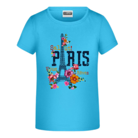 T-shirt paris blauw